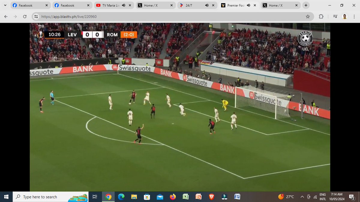 NW #UEL 2023-2024 [Semifinals / #LEVROM ; 2nd Leg] (Replay) 
#TAPDMV <#PremierFootballPH> #OMIph #OMIphofficial 

#UEFAonTAPDMV #UEFAonPremierFootballPH