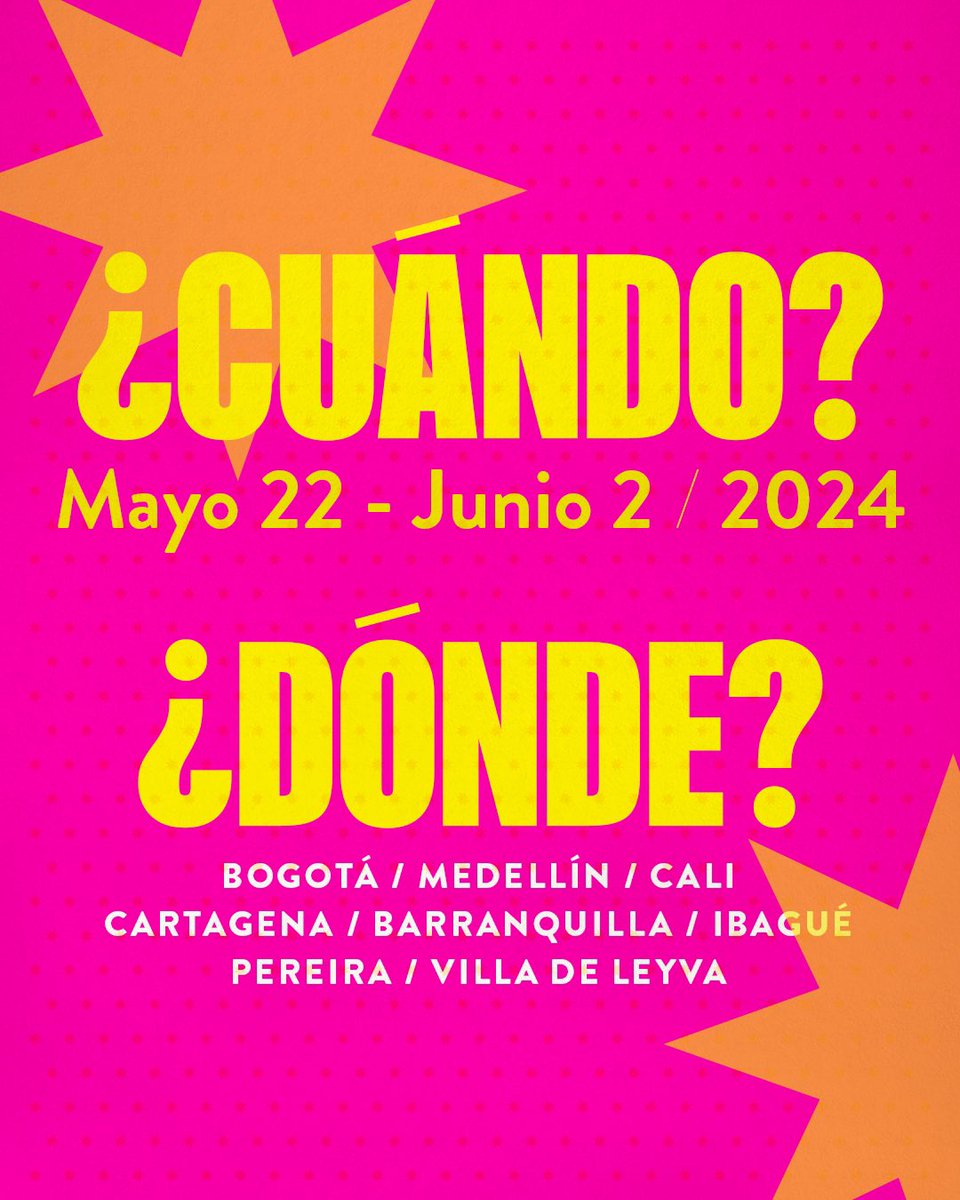 ¡Esta es la 11ª Muestra de Cine Español! 🎬🇪🇸🇨🇴 Del próximo 22 de mayo y hasta el 2 de junio, las salas de cine de 8 ciudades de #Colombia vivirán una experiencia inolvidable. Disfruta de un viaje cinematográfico que mira de frente a la realidad. #VentanaAlPresente #11MCE