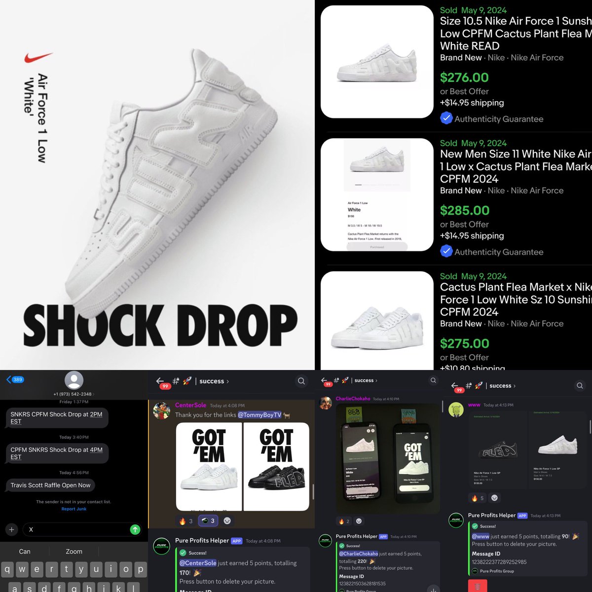 Early Info ✅ Text Alerts ✅ Direct Links ✅ Stock Numbers ✅ Another exciting SNKRS Shock Drop down in the books!