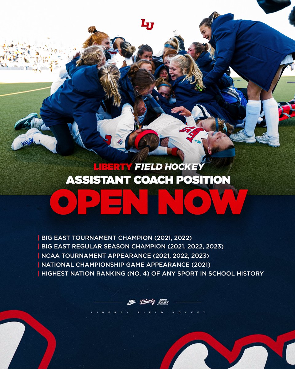 NEXT ERA 🔜✨ 

Assistant Coach Position OPEN NOW!

Job Posting: tinyurl.com/anmmr6xe

#RiseWithUs #EmbraceandChase