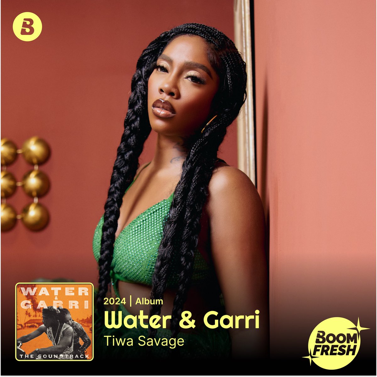 The Queen @TiwaSavage drops the highly anticipated #WaterAndGarri OST album, and we are loving it! 👸🏾🔥

Listen to this body of work on Boomplay! ➡️ boom.lnk.to/TiwaSavageWate…

#BoomFresh #HomeOfMusic #Boomplay #TiwaSavage