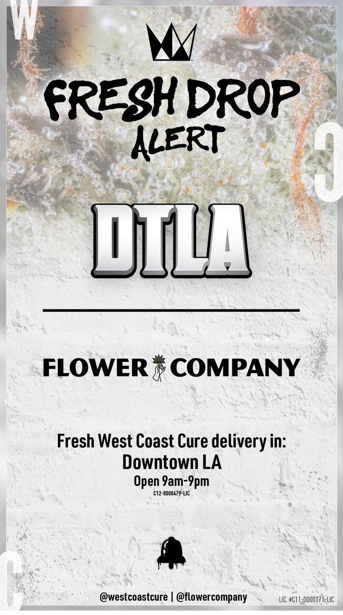 WestCoastCure's tweet image. #WCC #FreshDrop @flowercompany

See what was dropped at hubs.li/Q02wJHT30