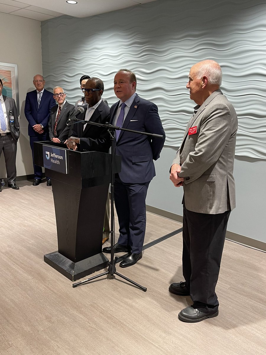 'Work is love made visible. I can see here that a great deal of love went into making this day possible.' - Mayor Dave Fleisher with Cherry Hill Township Council President Bill Carter