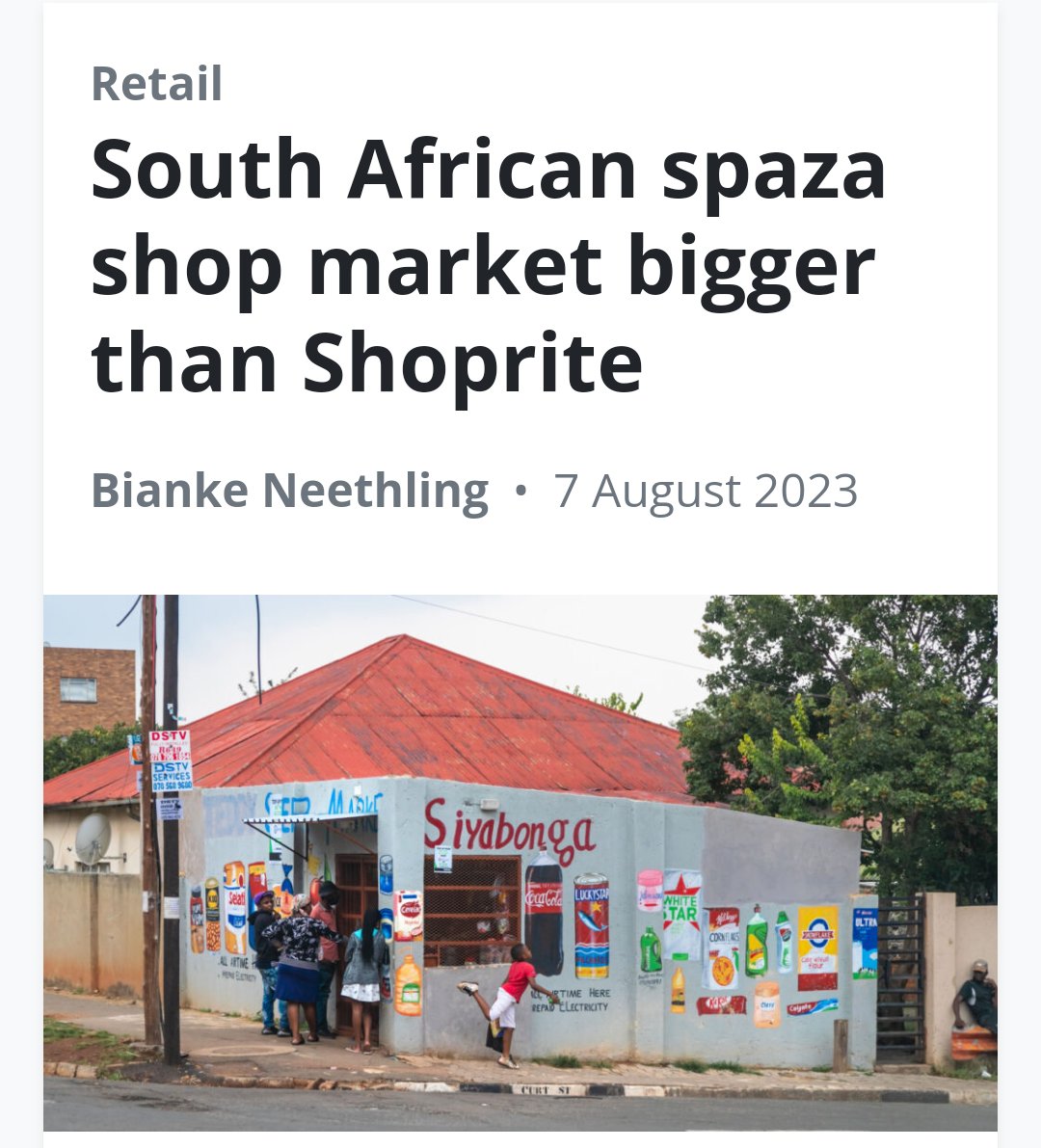 No wonder the anti-SA citizens cult, EFF, is against ActionSA’s #Spaza4Locals initiative. Remember, Shoprite is the biggest retailer in Africa. Imagine the economic impact of SA citizens owning their spaza shops back