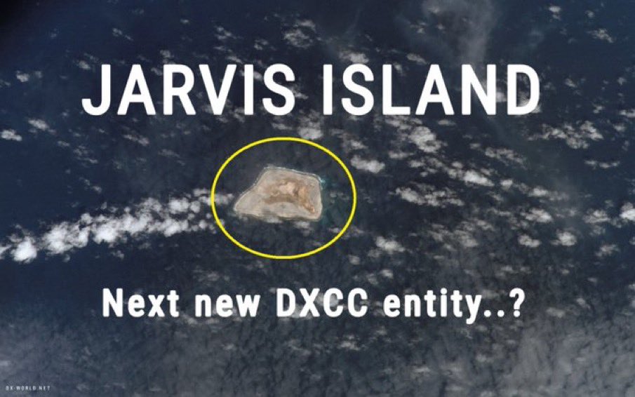 Jarvis Island as a New DXCC Entity..
New DXCCエンティティーとして検討されるようです。
dx-world.net/jarvis-island-…

#アマチュア無線