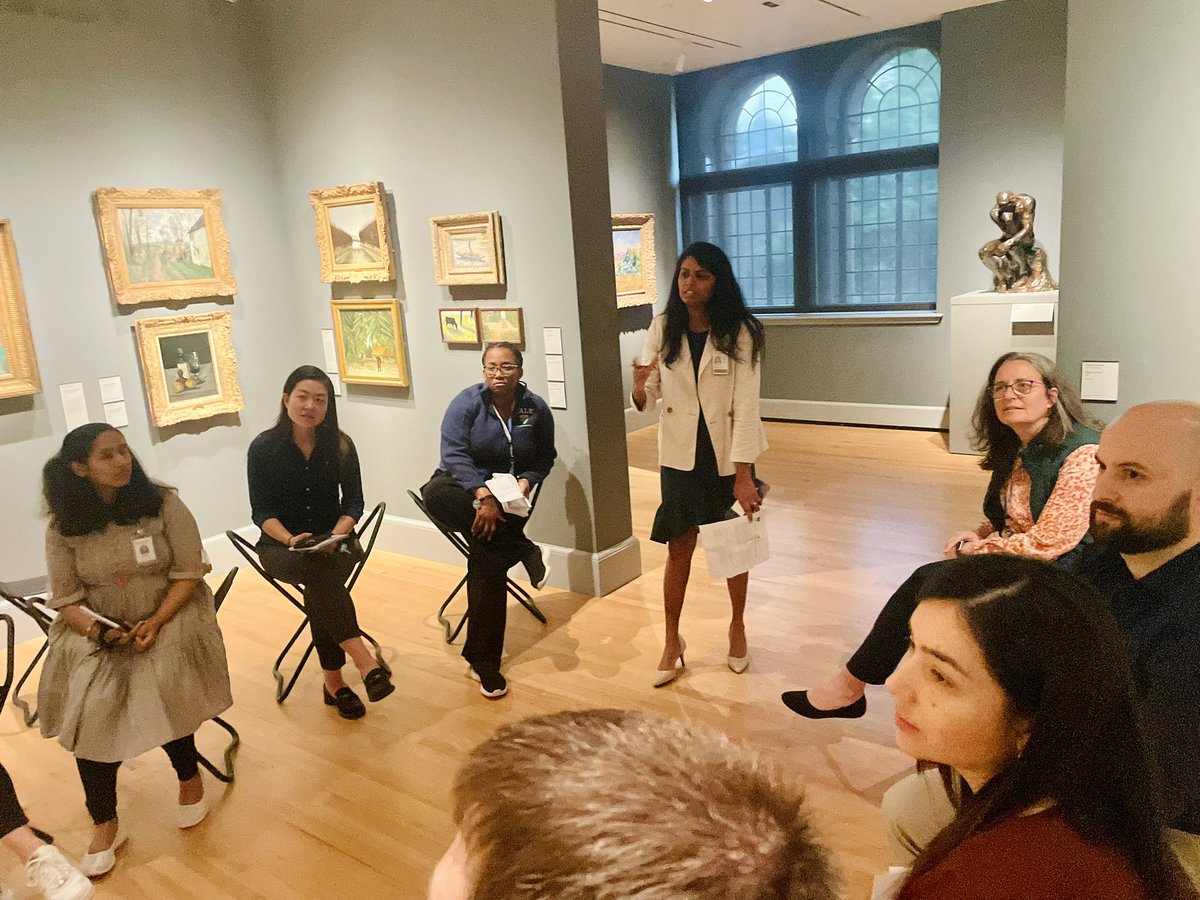 Yale Nephrology (@yalenephrology) on Twitter photo Such a fun night tonight as <a href="/DeepthiGunasek1/">Deepthi Gunasekaran</a> hosts a program at <a href="/YaleArtGallery/">Yale Art Gallery</a> on “Artful Echoes”: Developing critical observational skills for interpreting visual spatial info in #POCUS using this beautiful gallery space! So lucky for so many cool opportunities here at <a href="/Yale/">Yale University</a>. Such a fun night tonight as <a href="/DeepthiGunasek1/">Deepthi Gunasekaran</a> hosts a program at <a href="/YaleArtGallery/">Yale Art Gallery</a> on “Artful Echoes”: Developing critical observational skills for interpreting visual spatial info in #POCUS using this beautiful gallery space! So lucky for so many cool opportunities here at <a href="/Yale/">Yale University</a>.