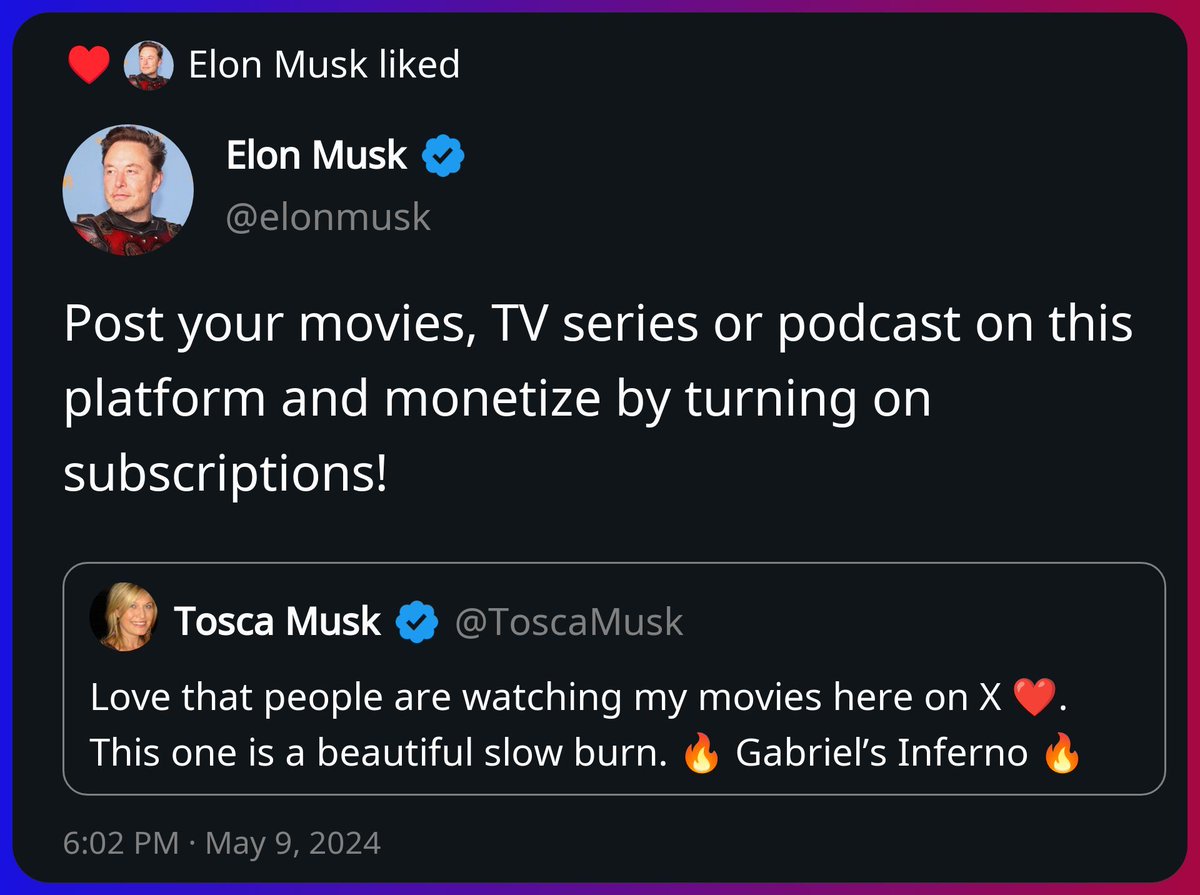 Elon Musk liked a post from Elon Musk x.com/elonmusk/statu…