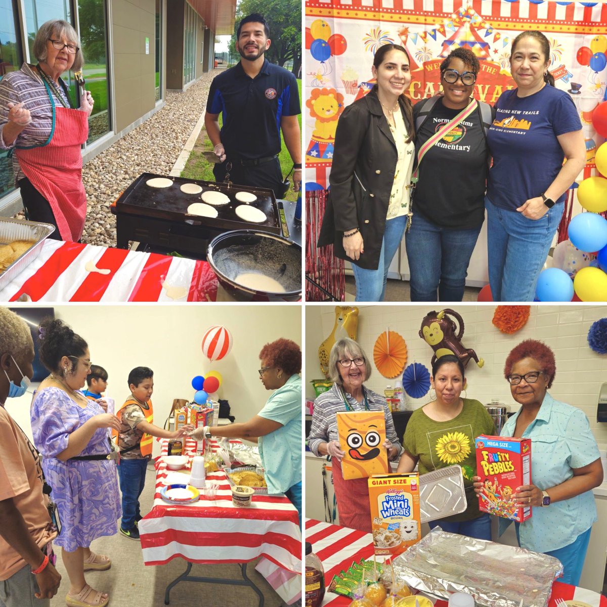 🥞 This morning, parents & community partners teamed up to kickstart the day with a delicious pancake breakfast! 🌟Happy Teacher Appreciation Week!!🌟 #AISDProud #KidsDeserveIt
