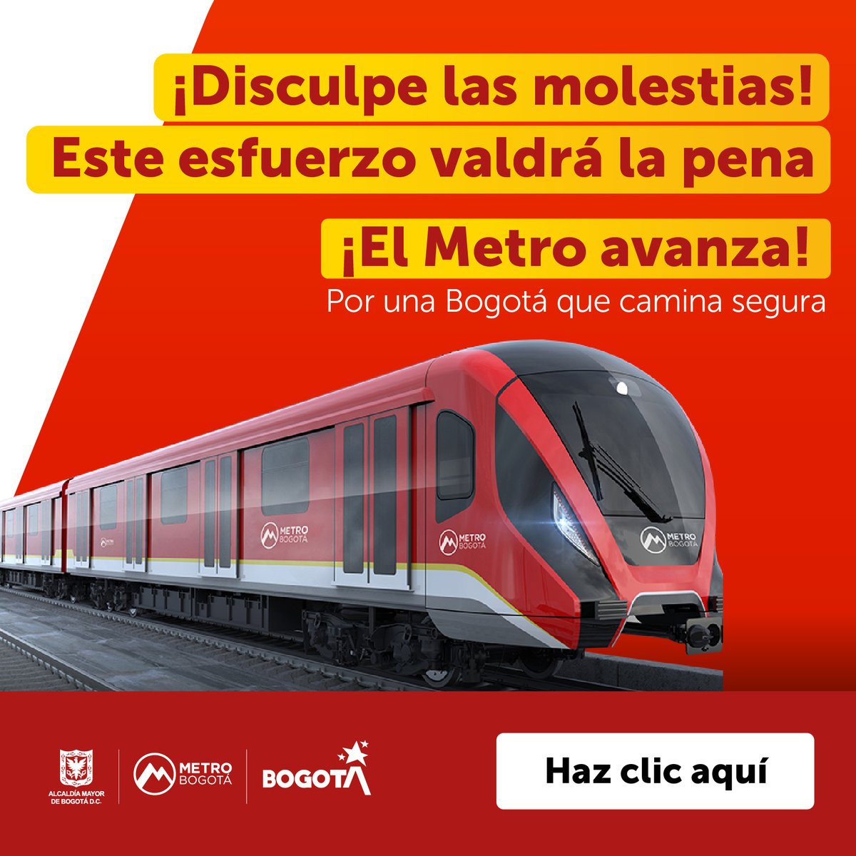 Si eres usuario de @TransMilenio, ten en cuenta que, desde el sábado 25 de mayo, la estación Marly se cerrará debido al avance de la construcción de la Primera Línea del @MetroBogota #PLMB 🚝 en la av. Caracas. metrodebogota.gov.co/noticias/metro… #ElMetroAvanza ✅