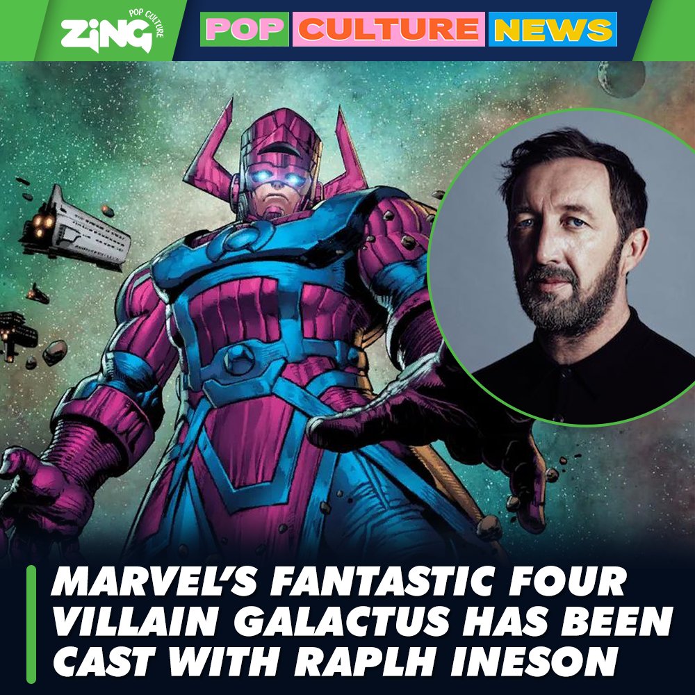 Marvel's Fantastic Four villain Galactus has been cast with Ralph Ineson. The Game of Thrones and Harry Potter star, will also join cast members Julia Garner as a female Silver Surfer, and Paul Walter Hauser and John Malkovich, in currently undisclosed roles.