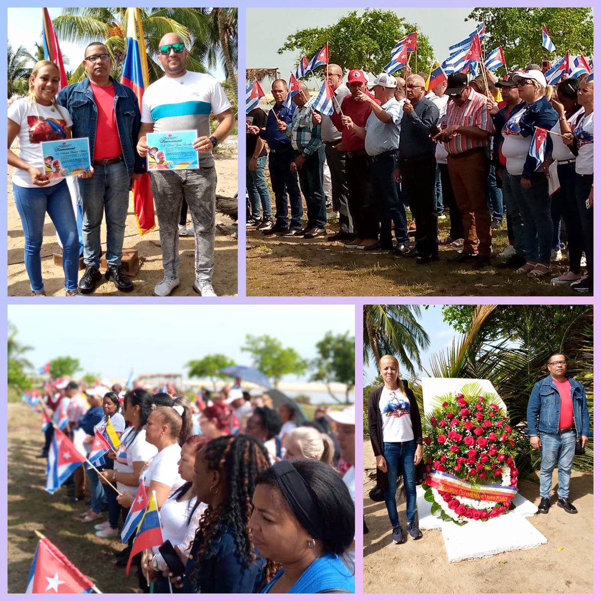 MMC 🇨🇺 Estado Miranda 🇻🇪 Acto por el 57 Aniv. del desembarco de Machurucuto, muerte del cubano Antonio Briones Montoto, ejemplo de internacionalista ¡¡ A los héroes se les recuerda en la gloria, se les recuerda sin llanto!! 
#CubaPorLaVida 
<a href="/DrYusleivy/">Dr. Yusleivy Martínez</a> 
<a href="/cubacooperaven/">Brigada Médica Cubana en Venezuela</a>