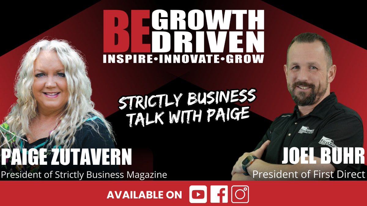 🔥 Tune in to BeGrowthDriven Friday! Paige Zutavern, President of Strictly Business Magazines, shares 31 years of insights and how she built a media legacy from scratch. Get her growth-driven strategies, networking tips, and inspiring vision.✨ #StrictlyBusiness #BeGrowthDriven