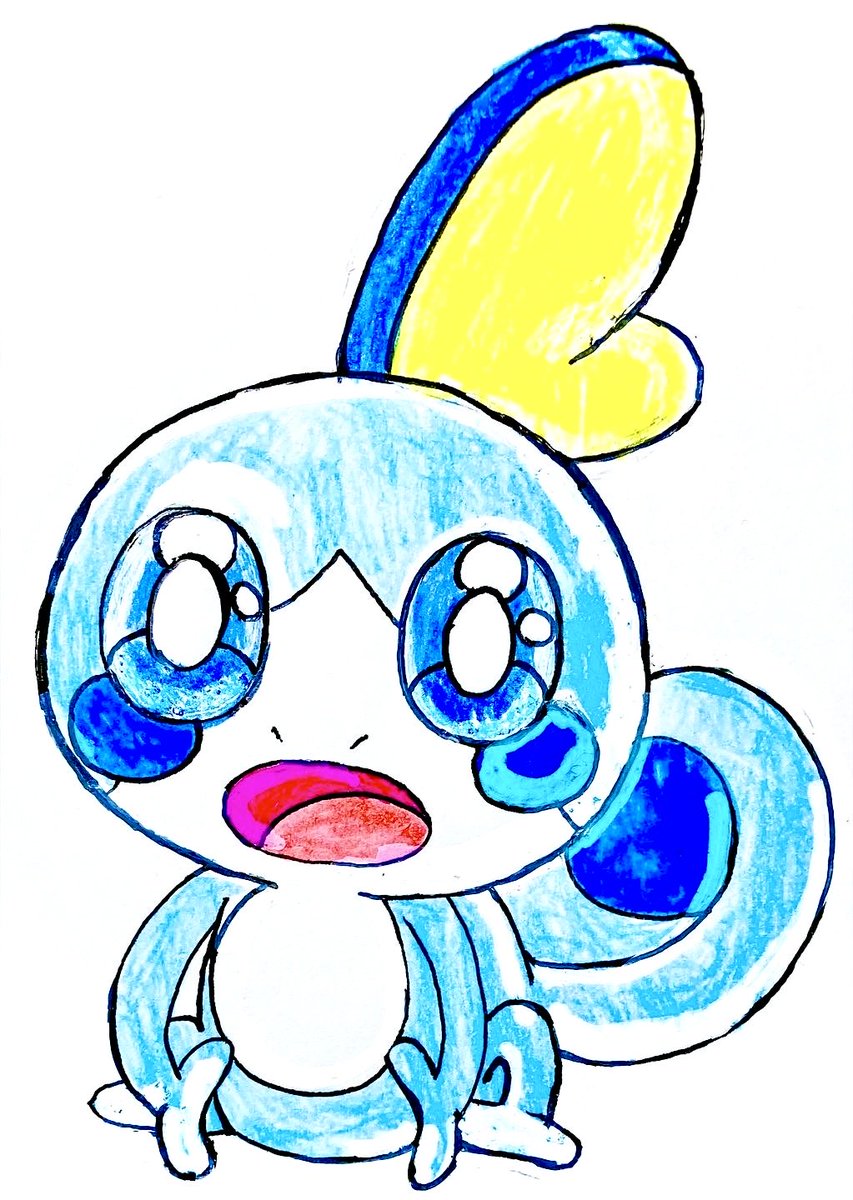 No.816  メッソン💧🔵
#ポケモン  #メッソン 
#ポケットモンスタ