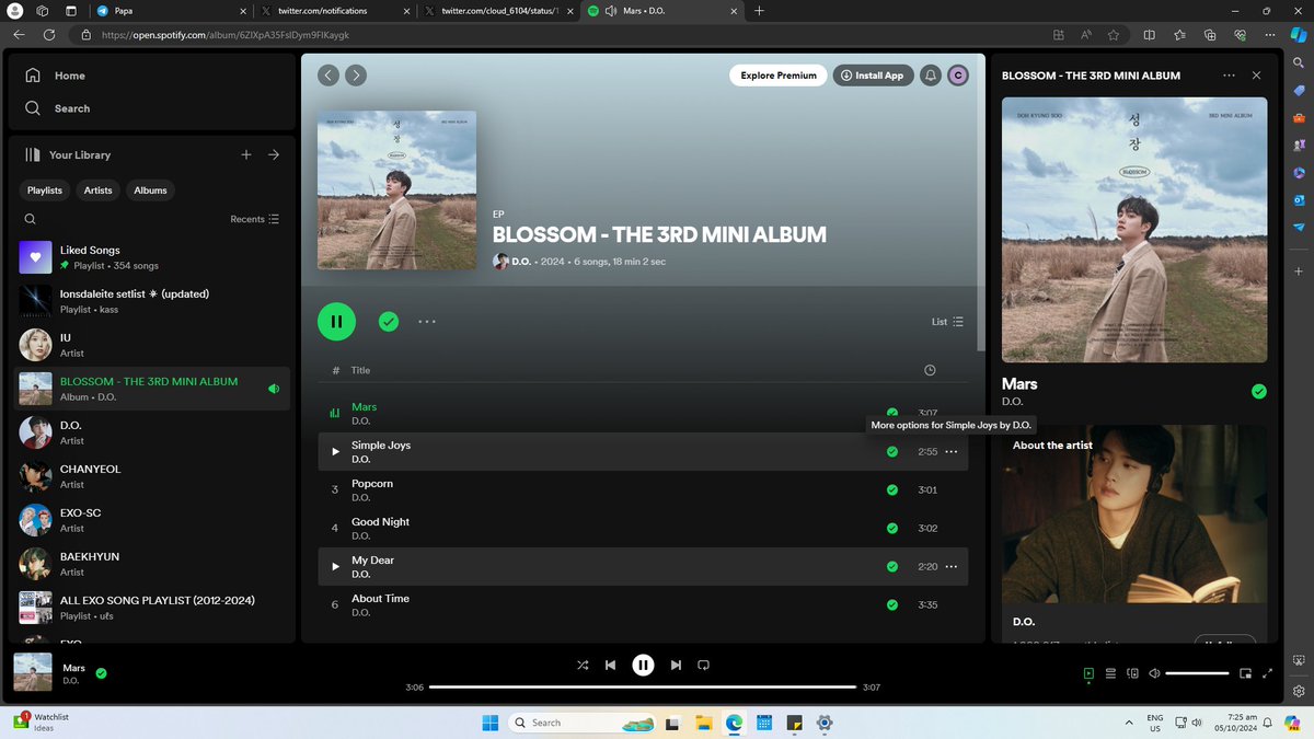 Start your day right with Kyungsoo Blossom album 🥰