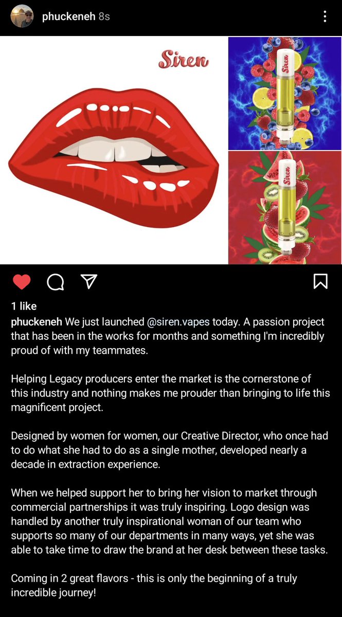 To further expand on how awesome it is for <a href="/TricannaI/">Tricanna Industries Inc. 🇨🇦</a> to get to this point, I had to screen cap my Instagram for further context💚💚