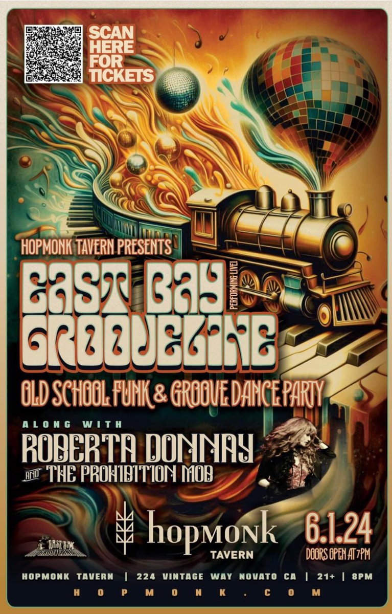 Dance show! Heads up! Super cool lineup for Saturday JUNE 1st with East Bay Grooveline and my group @hopmonknovato HopMonk Tavern Novato, CA {#MarinCounty) Get tickets now: seetickets.us/event/east-bay…

#blues #rhythmandblues #dance