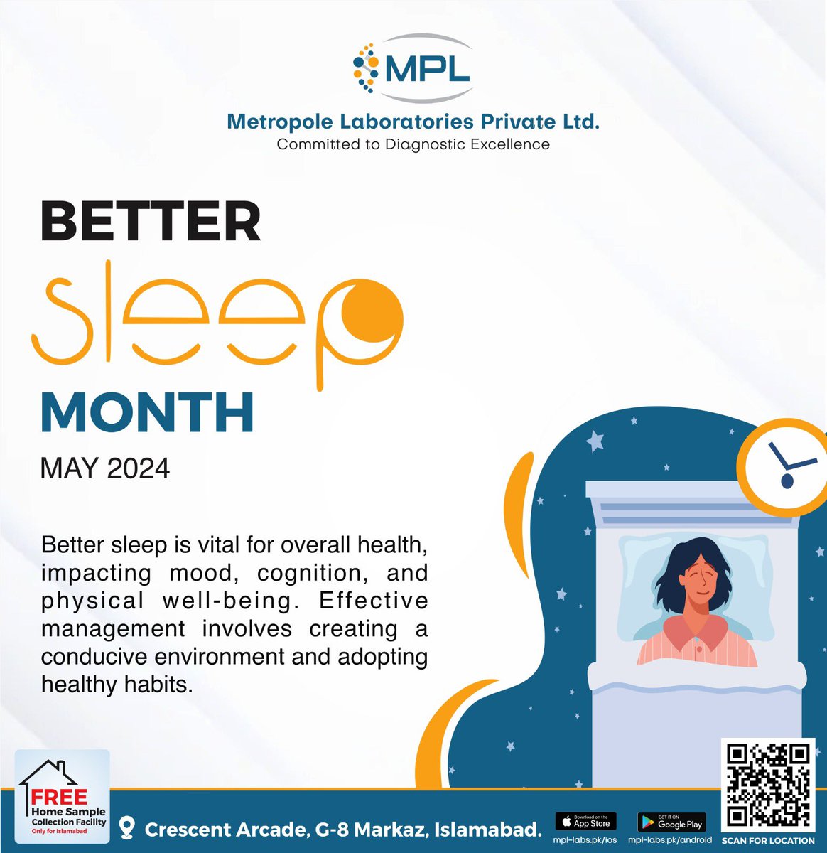 😴💤 Did you know May is #BetterSleepMonth? It's the perfect time to prioritize your sleep health and make positive changes to your bedtime routine. Say goodbye to restless nights and hello to sweet dreams! 💫 #SleepWell #HealthyHabits #mpllabs