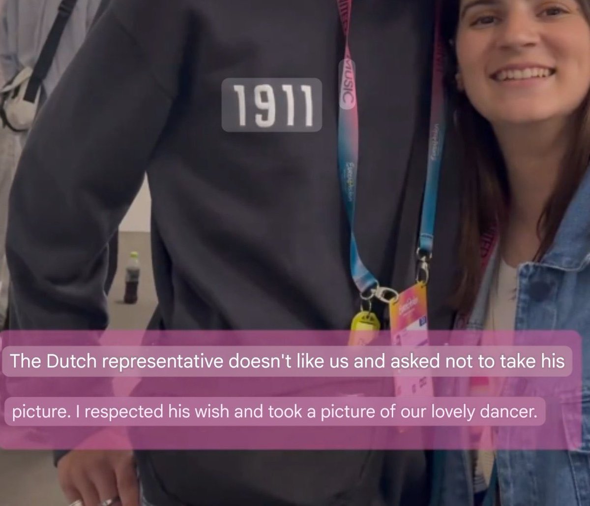 spooniesmatter's tweet image. Ik heb eerder vandaag al gemeld dat Joost niet met de Israëlische delegatie op de foto wilde. Ik had hoop dat die niet bewust was maar na de persconferentie te hebben gekeken en hoeveel disrespect hij toonde toen Eden aan het woord was is het wel duidelijk. #Songfestival