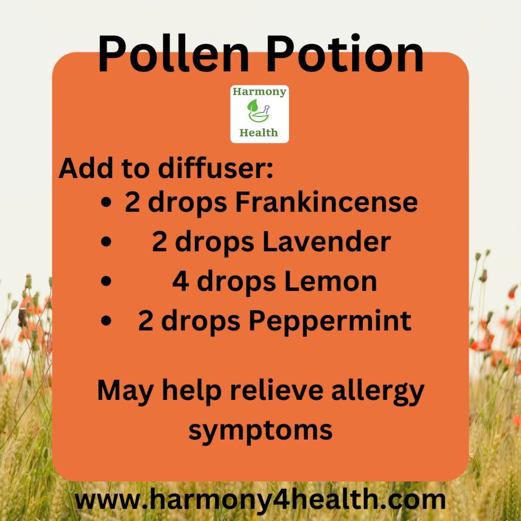 Try this blend of essential oils in your diffuser and see what it can do for your symptoms! Get what you need at Harmony and Health! #essentialoils #allergies #h4h #harmony4health #sh

harmony4health.com