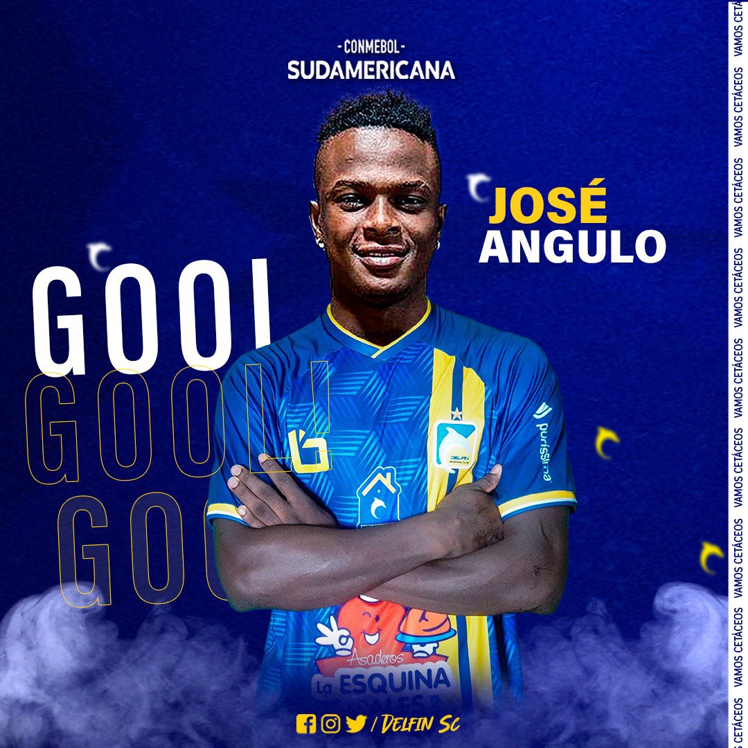 @sudamericana 🏆🐬
⚽️ GOOOOOOL ⏰ 64  @joseangulo2114 
#delfinsc #elorgullodemanabí