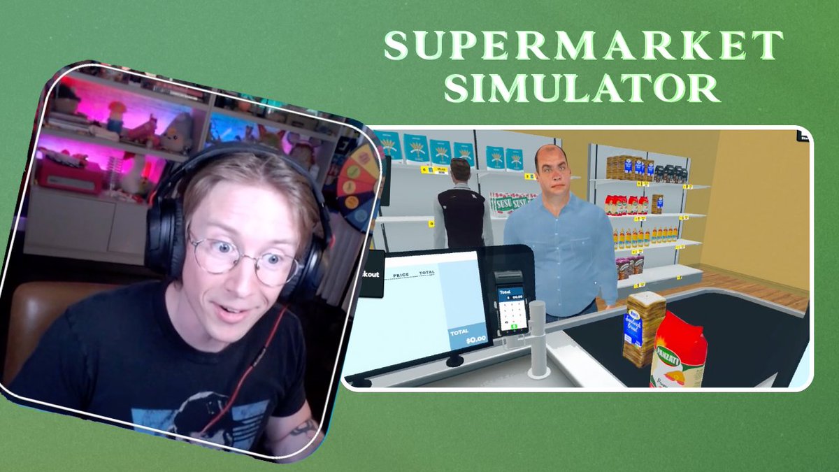 new video: 'supermarket simulator ep1' youtu.be/s5r1Zdyis2I what could possibly go wrong