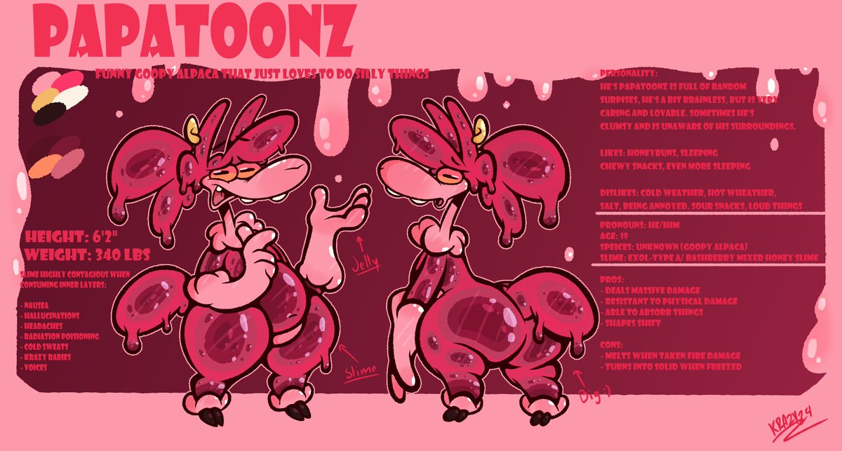 HE'S ALIVE!!! PAPATOONZ REFERENCE SHEET 2.0 IS OUT! :D