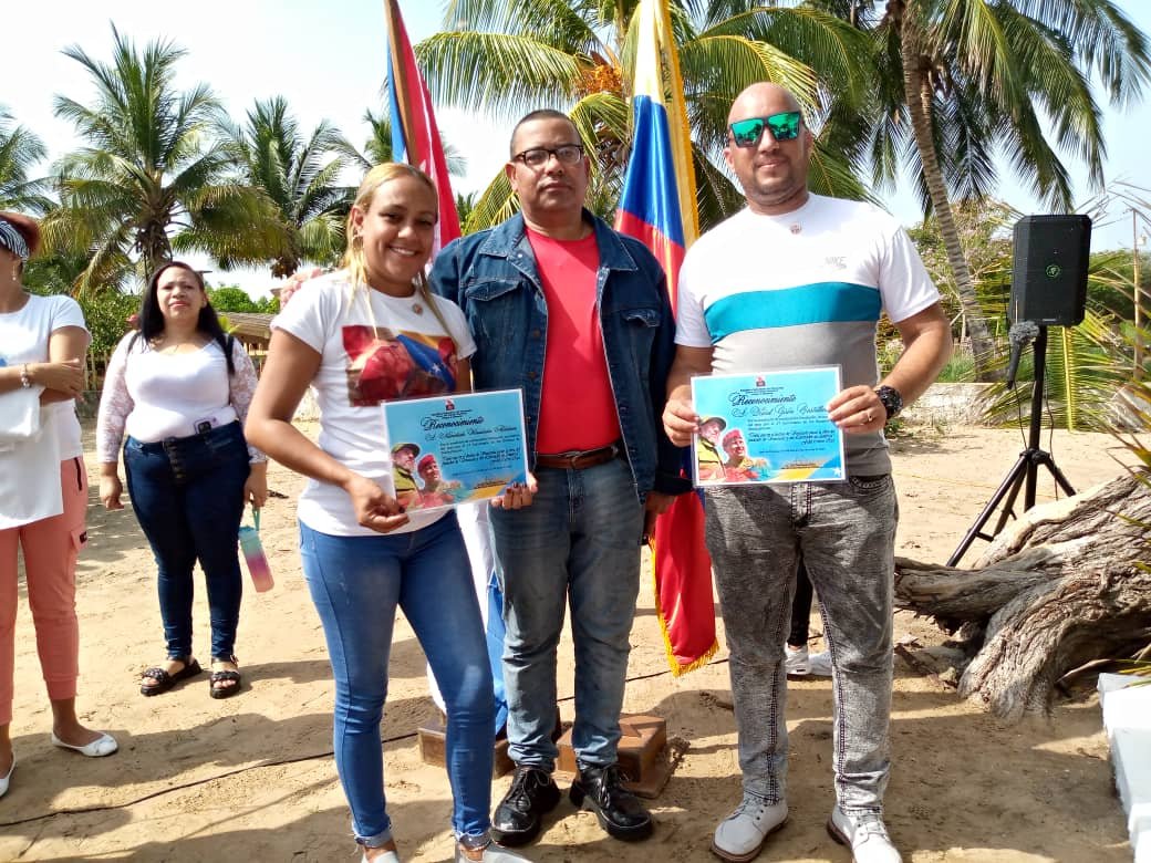 MMC 🇨🇺 Estado Miranda 🇻🇪 
En el marco del 57  Aniv. del desembarco de Machurucuto y muerte del cubano Antonio Briones Montoto. Se reconocen colaboradores con una destacada y excepcional trayectoria como jóvenes internacionalistas #CubaPorLaVida 
<a href="/DrYusleivy/">Dr. Yusleivy Martínez</a>  
<a href="/cubacooperaven/">Brigada Médica Cubana en Venezuela</a>