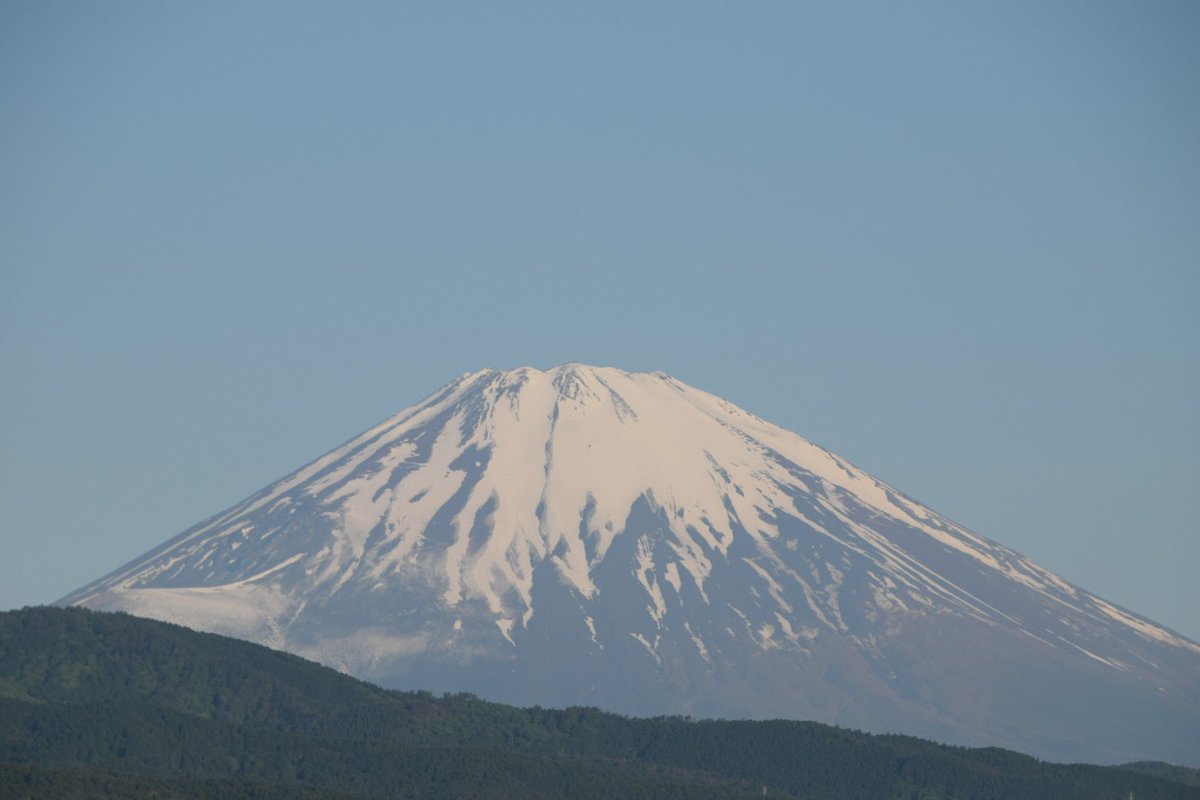 早朝の富士山