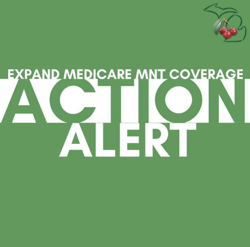 Urge your members of Congress to support the Medical Nutrition Therapy Act!

Go to: votervoice.net/EATRIGHT/1/Cam… to complete the Action Alert.

#MiAND #EatRightMich #dietitian #RegisteredDietitian #RegisteredDietitianNutritionist