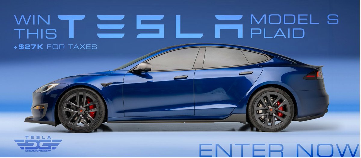 Did you hear the news? During our last Tesla Dream Giveaway, we had a lot of requests for a Tesla Model S Plaid! Well, here you go! prlog.org/13018731-take-… #tesladreamgiveaway #tesla #teslanews #teslaplaid #insanemode