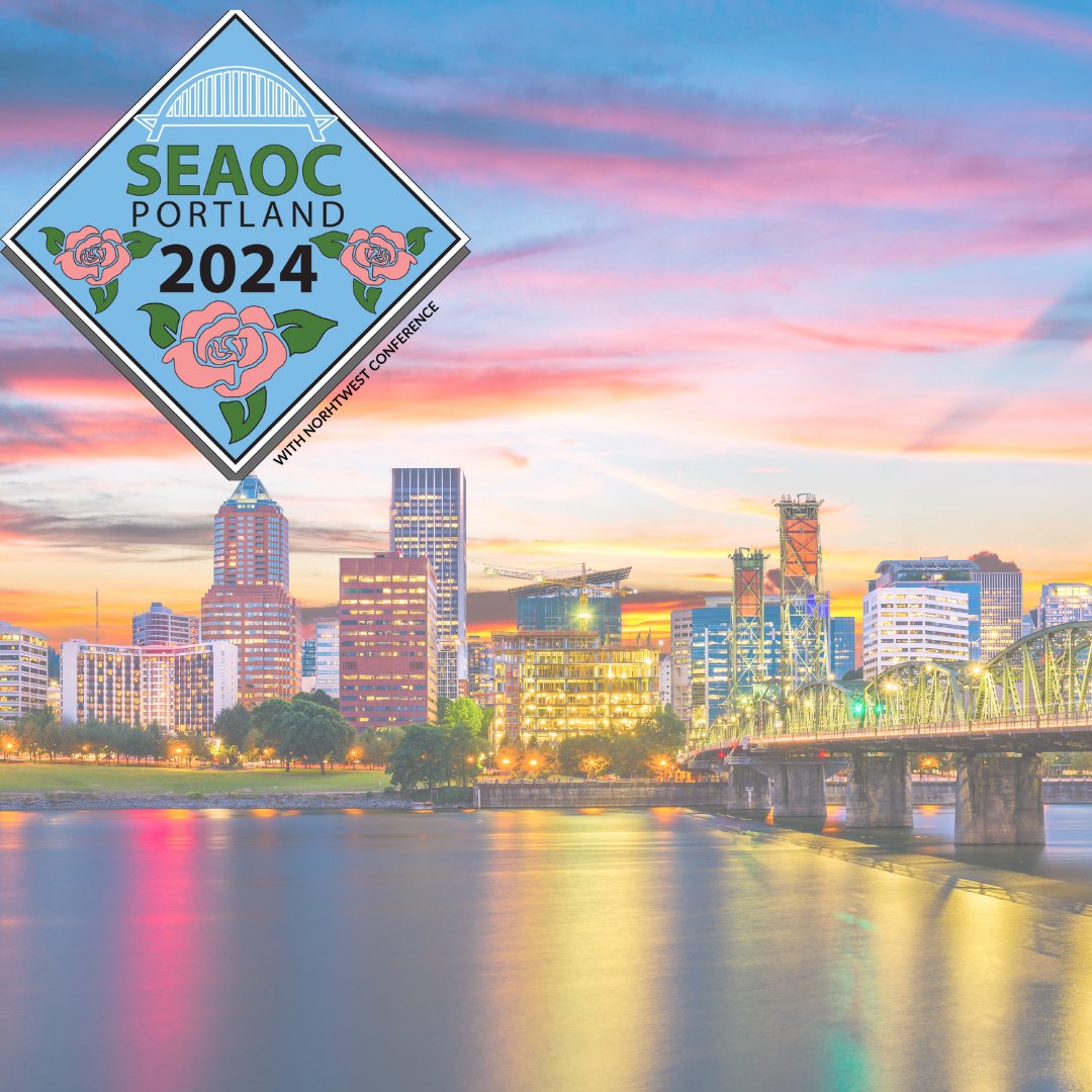 Registration for the 2024 SEAOC Convention &amp; Northwest Conference is now open! Join #SEAOC in Portland, OR Sept 4-7. ow.ly/oQ0T50RB0w5 Sponsorships are still available!