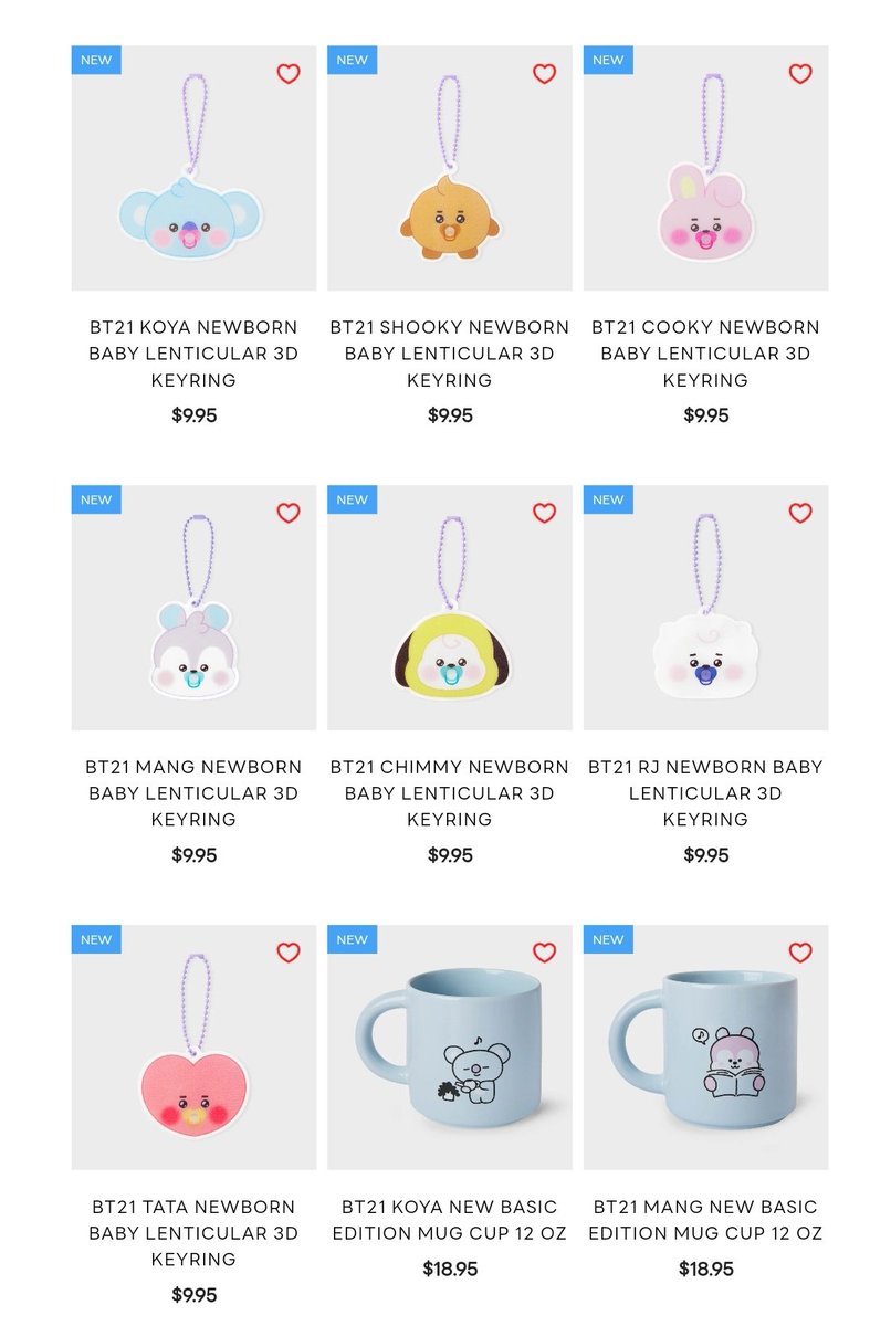 Line Friends Store added BT21 NEWBORN BABY LENTICULAR 3D KEYRING

🔗 store.linefriends.com/collections/al…