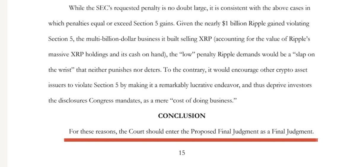 🚨BREAKING: JUDGE RELEASES DOCUMENT CONFIRMING FINAL #RIPPLE LAWSUIT JUDGEMENT BY MAY 20TH!! #xrp

ALSO SAYING SETTLEMENT MUST HAPPEN ON OR PRIOR MAY 20TH.

THE #XRPL IS READY TO HANDLE A MASSIVE $1.2 QUADRILLION VOLUME WITHIN THE REALM OF #DEFI. SURPRISINGLY, THE CTF TOKEN…