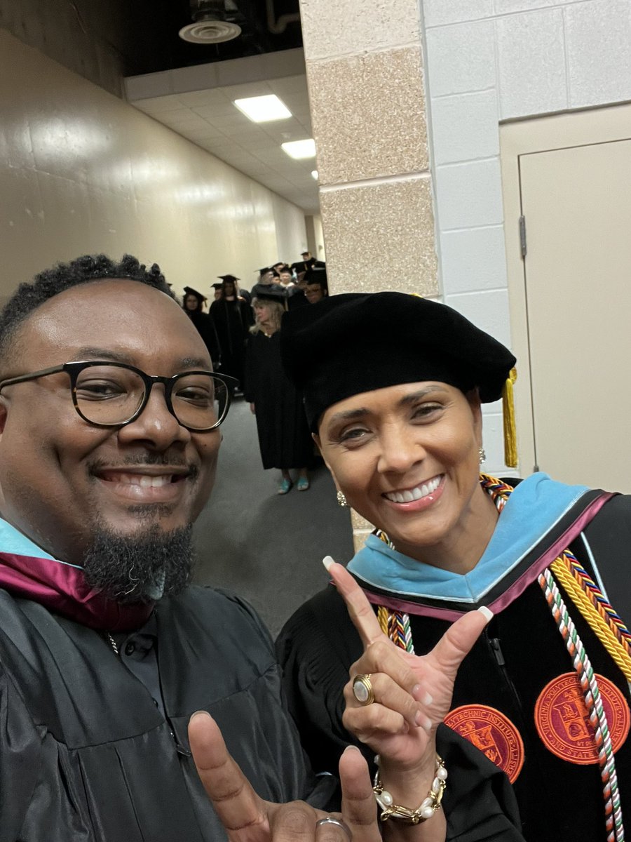 Look who I get to hang out with tonight @dallascollegetx Graduation. Let’s go! @akperera @cedarhillisd @LancasterISD So proud of our graduates @collegiate_ch @geraldhudson