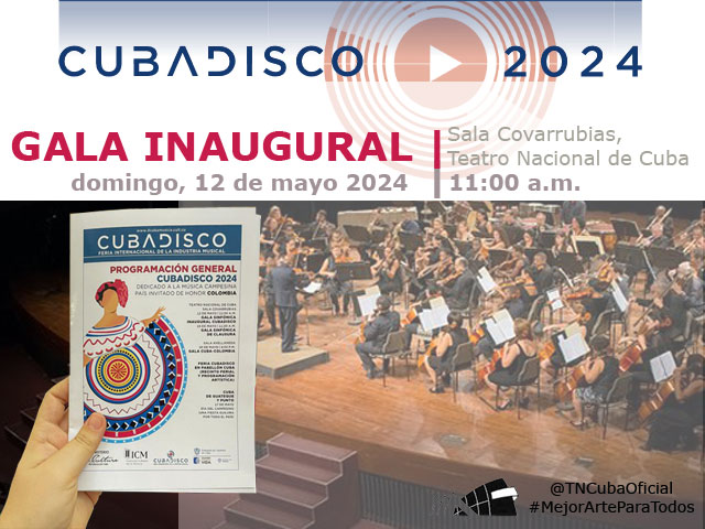 #CUBADISCO2024 📀 | Gala Sinfónica. 🎼 👉 Los invitamos a: La Gran Fiesta del Disco Cubano en los escenarios de nuestra institución cultural. 👇 #CubaEsCultura 🇨🇺 #MusicaCubana 👌 #MejorArteParaTodos ✔