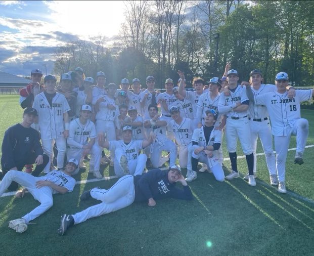 SJP 5 BC High 1 Final. Hurley was outstanding: 6 IP 4 K’s. Romano closed the door with 2 K’s. Eagles offense was led by: Driscoll 3B, 1B 2 RBI’s Shaheen 3B, 2 RBI’s Gold: 2 1B Lembo 2 1B, RBI A Great Team Win!!! Next Game: Monday at Home vs. CM @ 4 🦅🦅🦅 #RollEags #OurHouse #PF3