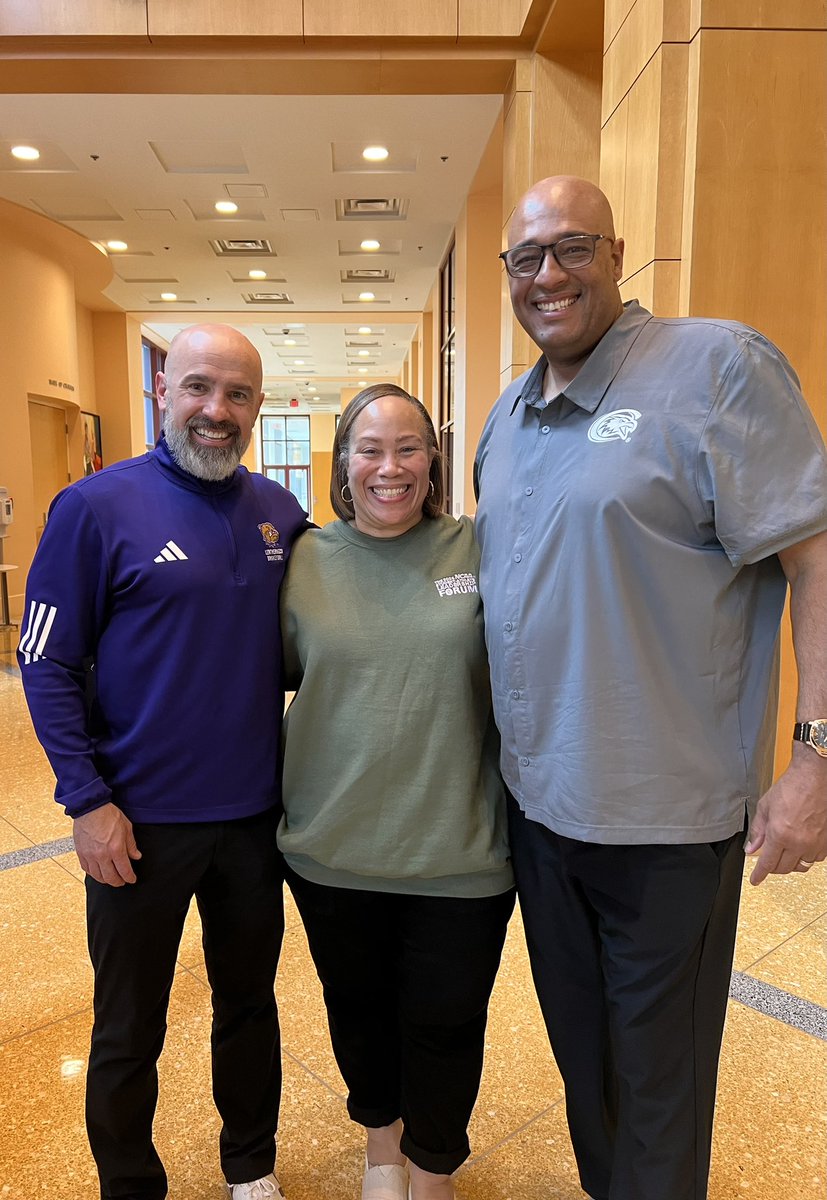 Heart happy moment when your brothers come to support your work. These two. I get choked up thinking about how much they mean to me. @CoachBoudyWIU and @CoachBrewU thank you for pouring into our Basketball Coaches Academy learners today. #FamilyAlways #NCAALearnLead