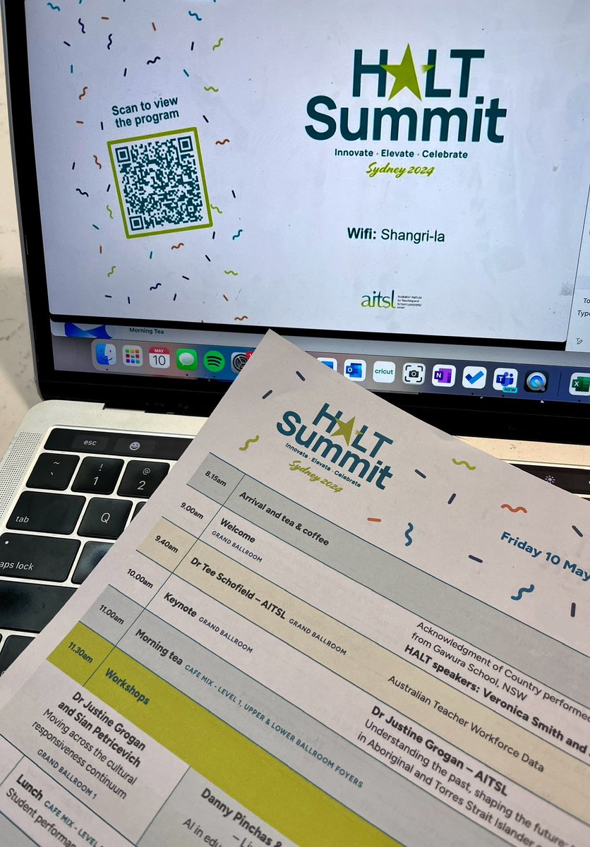 Massive shoutout to <a href="/aitsl/">aitsl</a> for running a hybrid summit. Virtual participation has allowed me to attend from a remote location. #NSWDoEHALTs #haltsummit2024