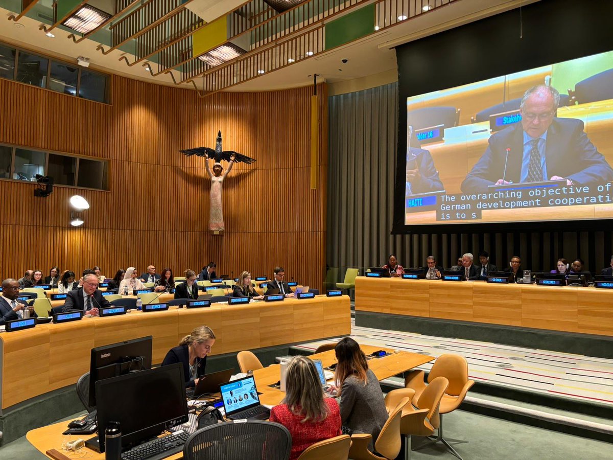 The 9th #STI Forum highlights the pivotal role of Science, Technology &amp; Innovation. 🇩🇪 is committed through <a href="/giz_gmbh/">GIZ</a> &amp; <a href="/KfW_FZ_int/">KfW Development Bank</a> to support partner countries in their transitions towards sustainable development, enhancing capabilities in leveraging STI potentials. #STIforSDGs