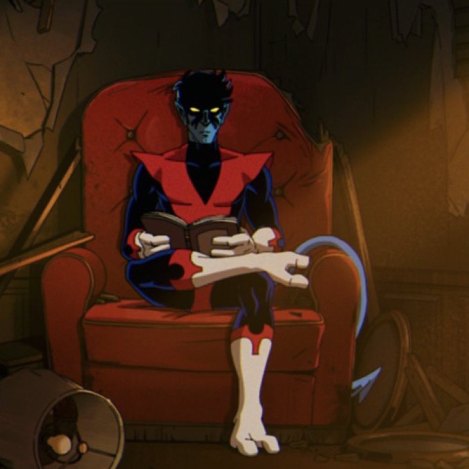 mktoon's tweet image. Y’all remember that time Nighcrawler showed up in #XMen97 and immediately became the heart and soul of the team giving eulogies, holding space for his friend’s grief and talking about the value of chosen family?

Good. Just checking.