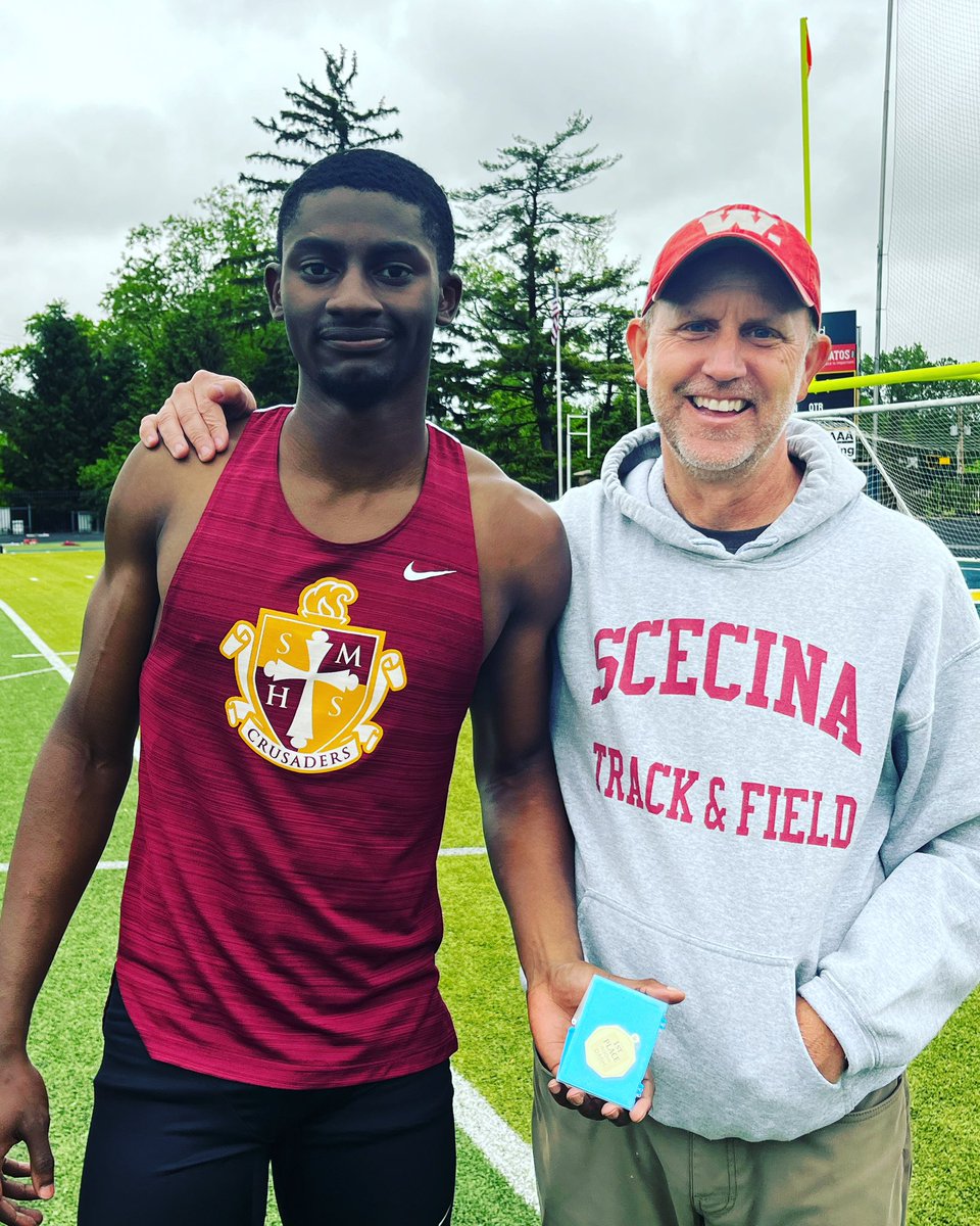 Ty Walker is the City Champion in the 400 meter! We are all so proud of you! Go Crusaders! @ScecinaNow
