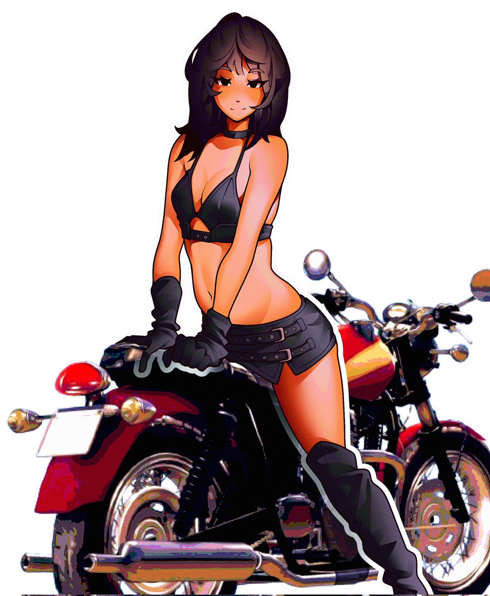 tweemaru's tweet photo. Yo where the #Vtubers are? I wanna work with ya'll again MUAHSHA I miss workin with Vtubers so much HSJCLBLXKVKDNCNDC

Shameless plug of ma 10% disscount on comms 👁👁💕

(And a motorcycle lady I drew. why not) https://t.co/qNceB7PFYK