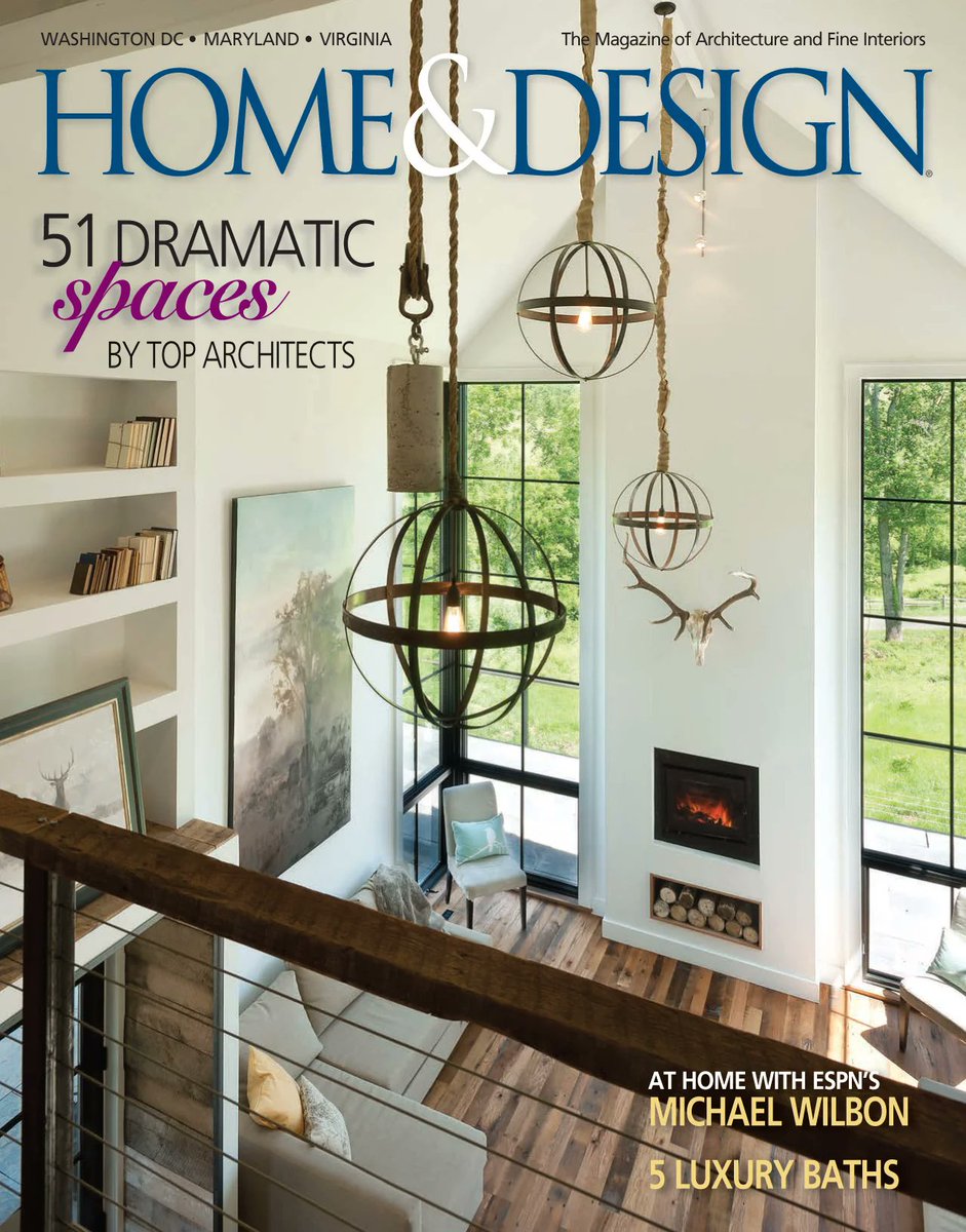 Celebrating 25 Years of Fine Design⁠
⁠
A Classic Cover From Home & Design from 11 years ago⁠
⁠
Article: 'Simple + Sustainable'⁠
⁠
Architecture: David Bagnoli | Studio MB DC
Contractor: Mark Turner | Greenspur 
📸: Paul Burk
⁠
#homeanddesigndc