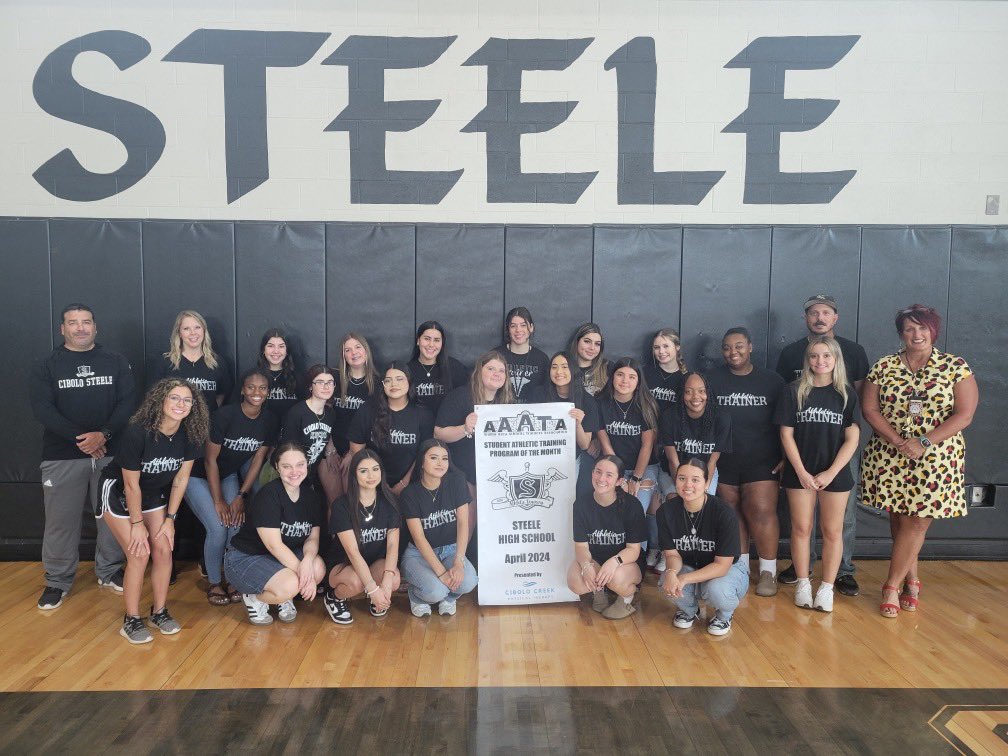 Congratulations on being AAATA's Student Athletic Training Program for the Month of April. Thank you for all you do for our athletic programs!