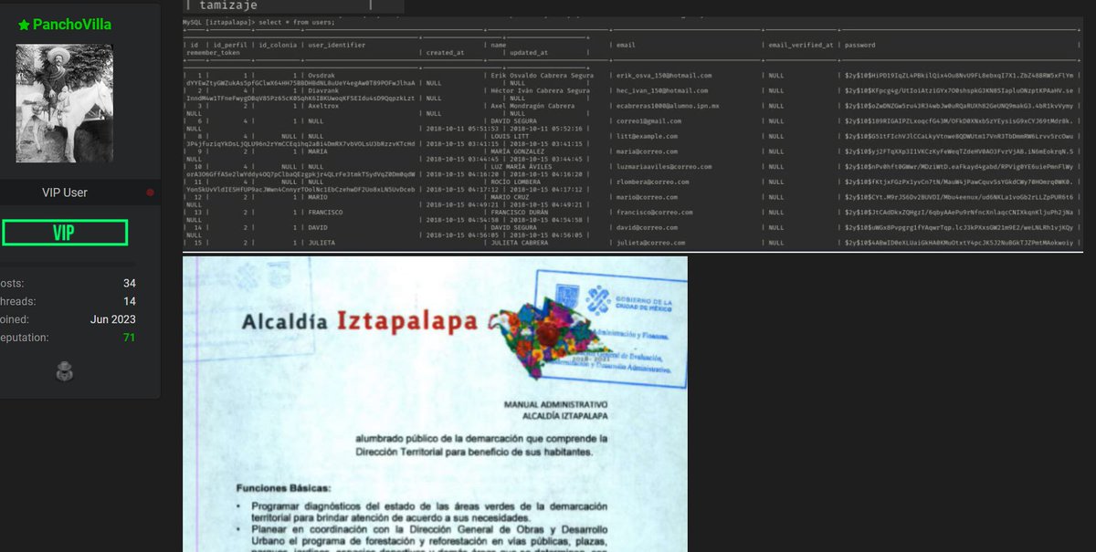 Como lo informó @ivillasenor, el sitio de la Alcaldía  IZTAPALAPA fue VULNERADO, se extrajeron: 
256GB de información confidencial.💿💾😬

Sitio caído💀 iztapalapa.cdmx.gob.mx

Los datos ya están disponibles para su venta 💲🤑

Una vez más, la ciberseguridad NO es su prioridad.