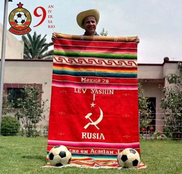 Lev Yashin, the GOAT ⚽ Goalkeeper visited Mexico for the World Cup in 1970