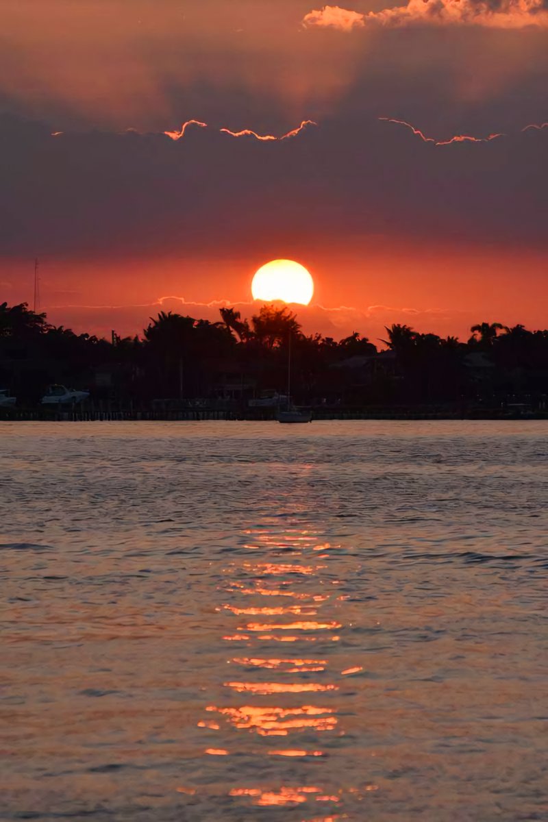 #HappyFridayEve from beautiful Boynton Beach, Florida. 🐚🌴🌾🧡🌅🐠🦀🪼✨️ @boyntonbeachrec @cityofboynton @VISITFLORIDA @FloridianCreat1 @born_saltwater @LuxTravelHotels @AventuraRI @AuthenticFL @BeInspiredFL @PalmBeachesFL #sunse