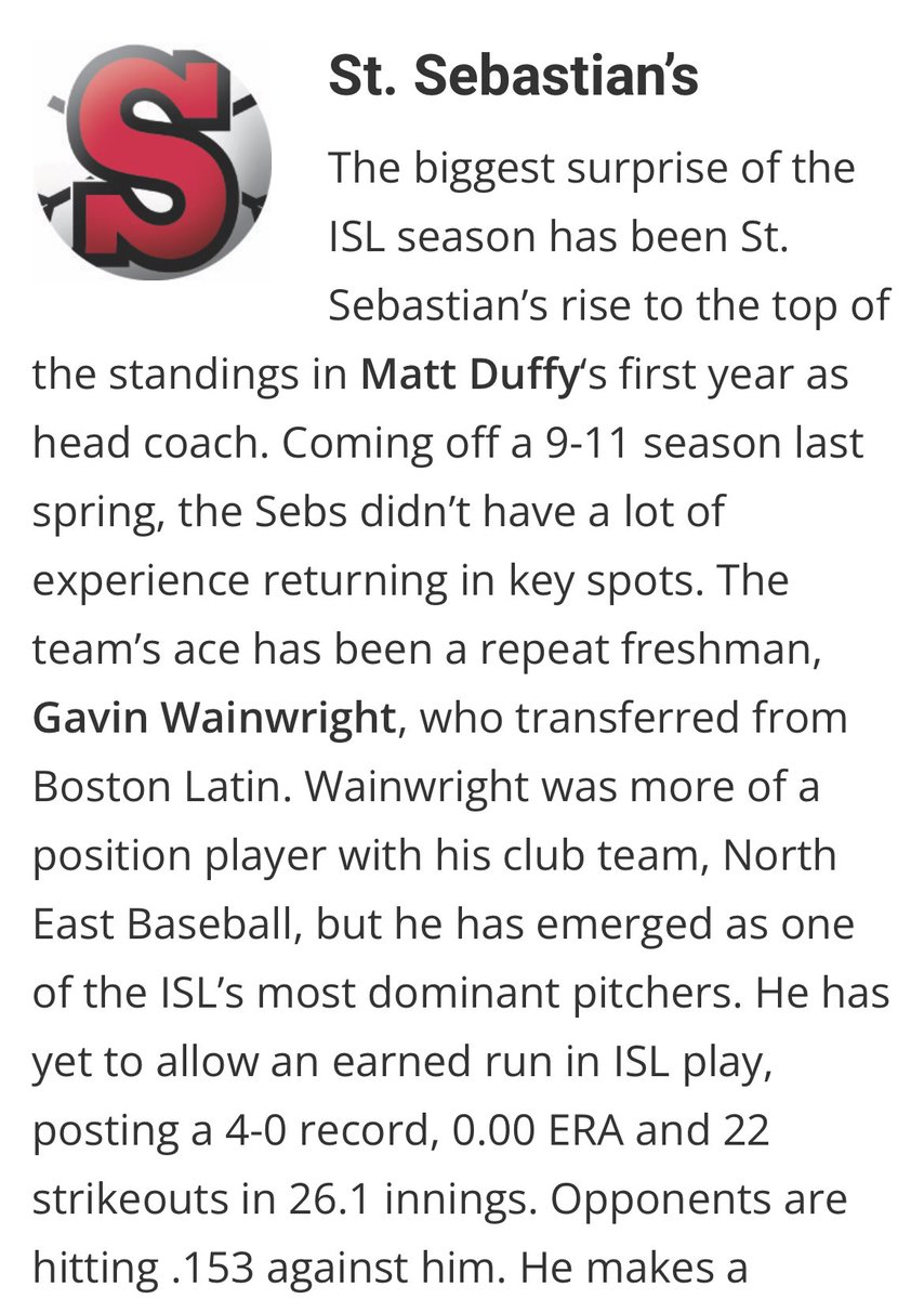 Thank you @NE_Baseball for the shoutout. Been a great season so far. Looking forward to the playoffs. @Coach_MAbes @NorthEast_BBall @1191Baseball