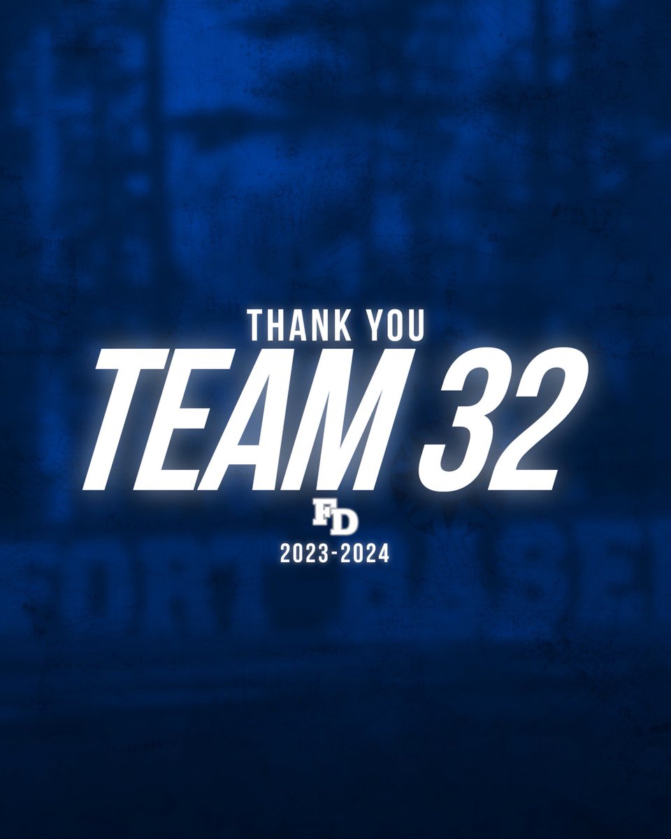 Thank you 𝗧𝗘𝗔𝗠 𝟯𝟮!

It’s been a special year with a great group of guys!

𝙉𝙊𝙏 𝘿𝙊𝙉𝙀 𝙔𝙀𝙏.

#TRENCHES || #HereComesFort