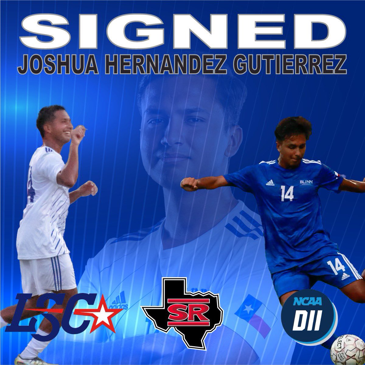 Blinn College Men's Soccer (@blinn_msoc) on Twitter photo 🚨 Signing 🚨 Congrats to our 3rd Team NJCAA Academic Team honoree Joshua Hernandez Gutierrez on ✍️ with NCAA DII newcomers, <a href="/SulRossMSOC/">Sul Ross State Men’s Soccer</a> in the <a href="/LoneStarConf/">Lone Star Conference</a>
#NJCAAsoccer #CollegeSoccer #JUCOPRODUCT #Futebol #Futbol #Calcio #Football #Soccer 🚨 Signing 🚨 Congrats to our 3rd Team NJCAA Academic Team honoree Joshua Hernandez Gutierrez on ✍️ with NCAA DII newcomers, <a href="/SulRossMSOC/">Sul Ross State Men’s Soccer</a> in the <a href="/LoneStarConf/">Lone Star Conference</a>
#NJCAAsoccer #CollegeSoccer #JUCOPRODUCT #Futebol #Futbol #Calcio #Football #Soccer